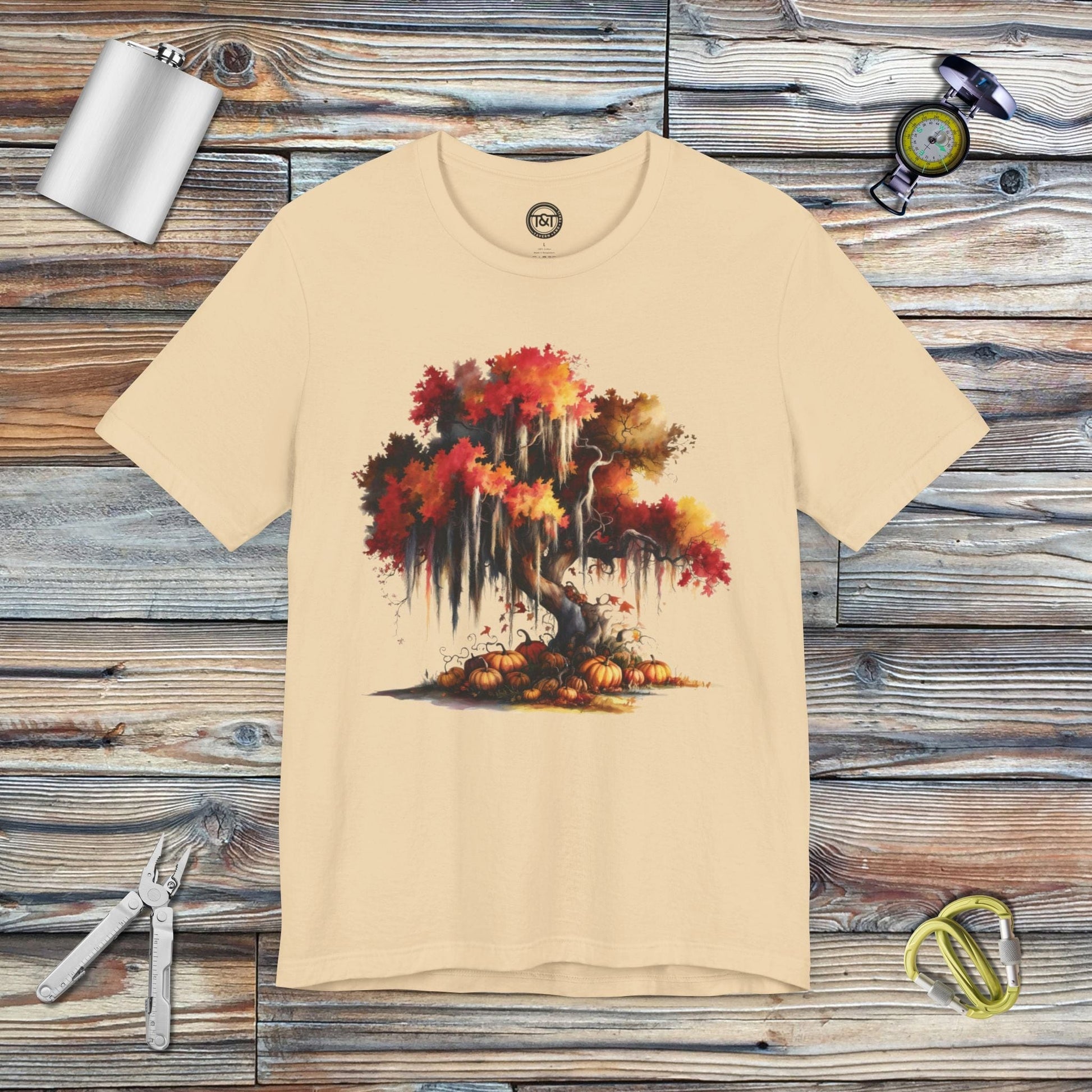 Tavern and Trail T-Shirt Autumn Tree T-Shirt Soft Cream / S