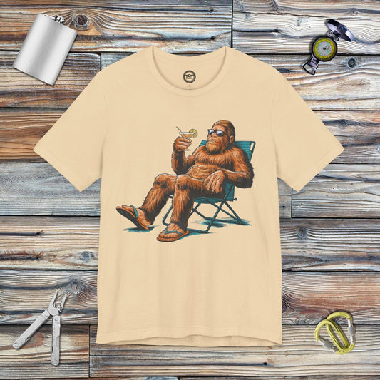 Tavern and Trail T-Shirt Chillin' with Sasquatch T-Shirt Soft Cream / S