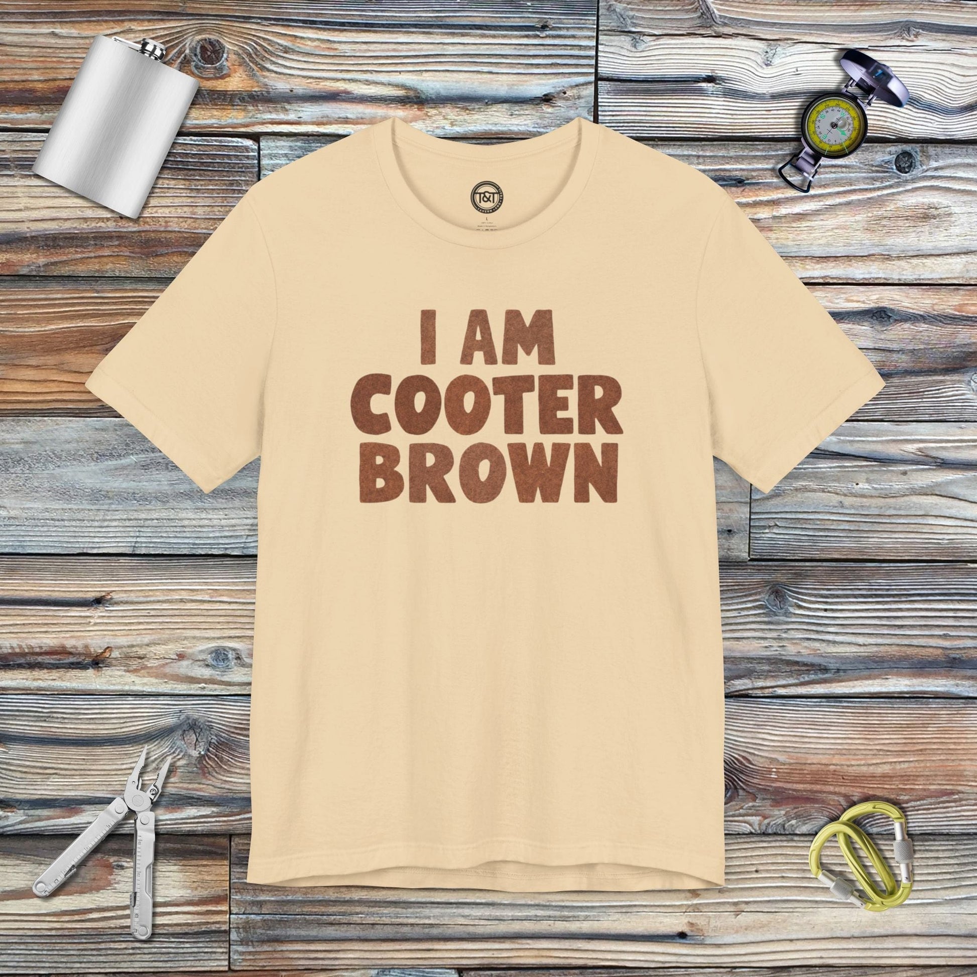 Tavern and Trail T-Shirt Cooter Brown T-Shirt Soft Cream / S