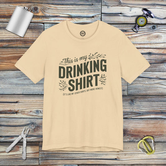 Tavern and Trail T-Shirt Honest Drinking T-Shirt Soft Cream / S