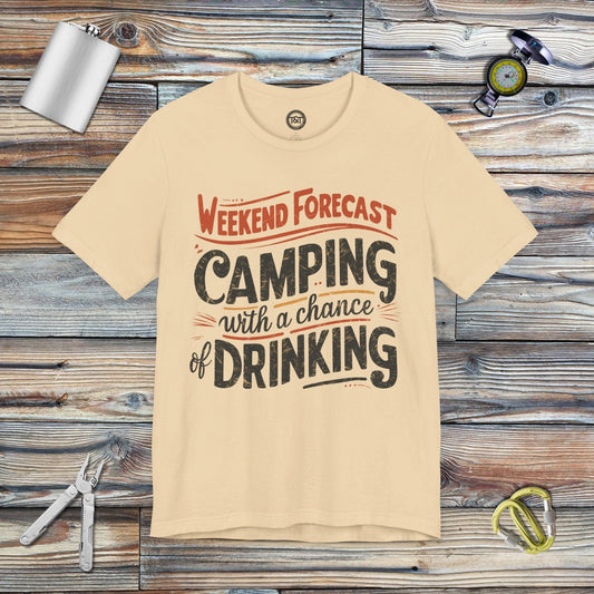 Tavern and Trail T-Shirt Weekend Forecast T-Shirt Soft Cream / S