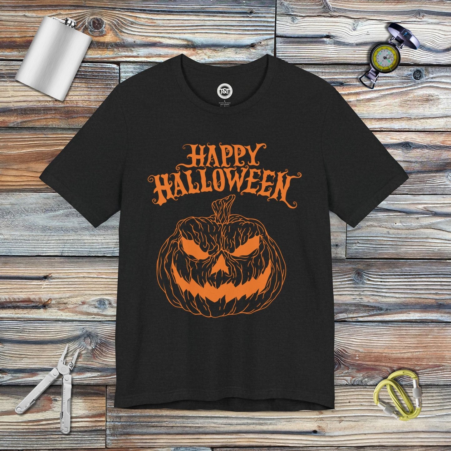 Tavern and Trail T-Shirt Scary Jack T-Shirt Solid Black Blend / S