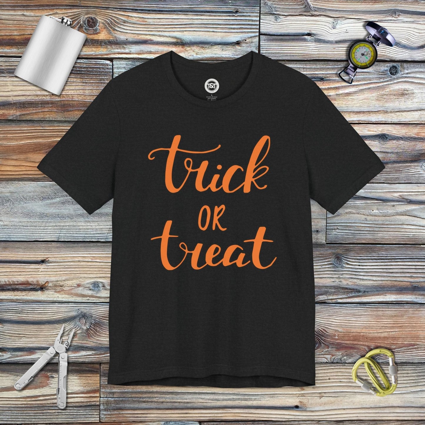 Tavern and Trail T-Shirt Trick or Treat (Gen 1) T-Shirt Solid Black Blend / S