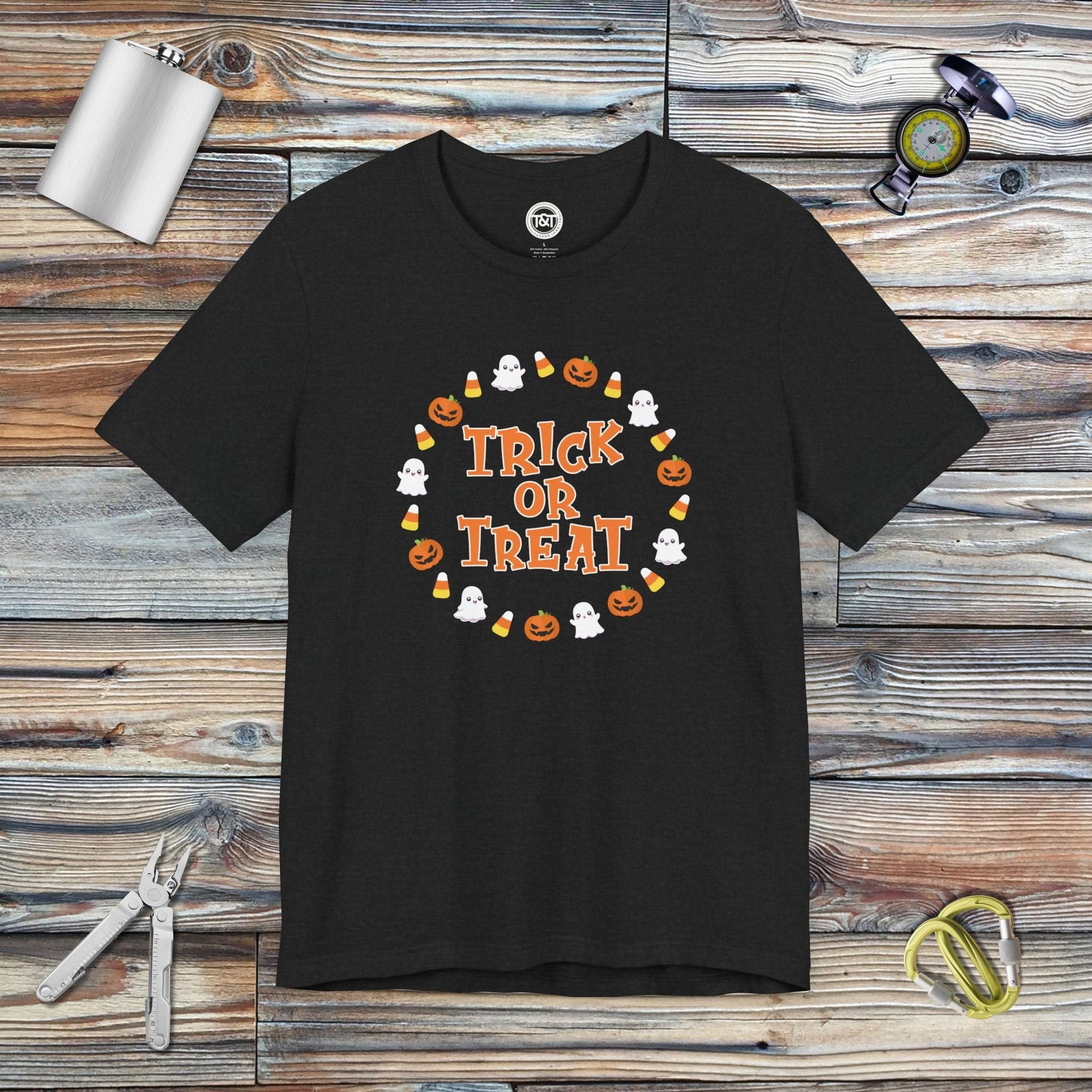 Tavern and Trail T-Shirt Trick or Treat (Gen 2) T-Shirt Solid Black Blend / S