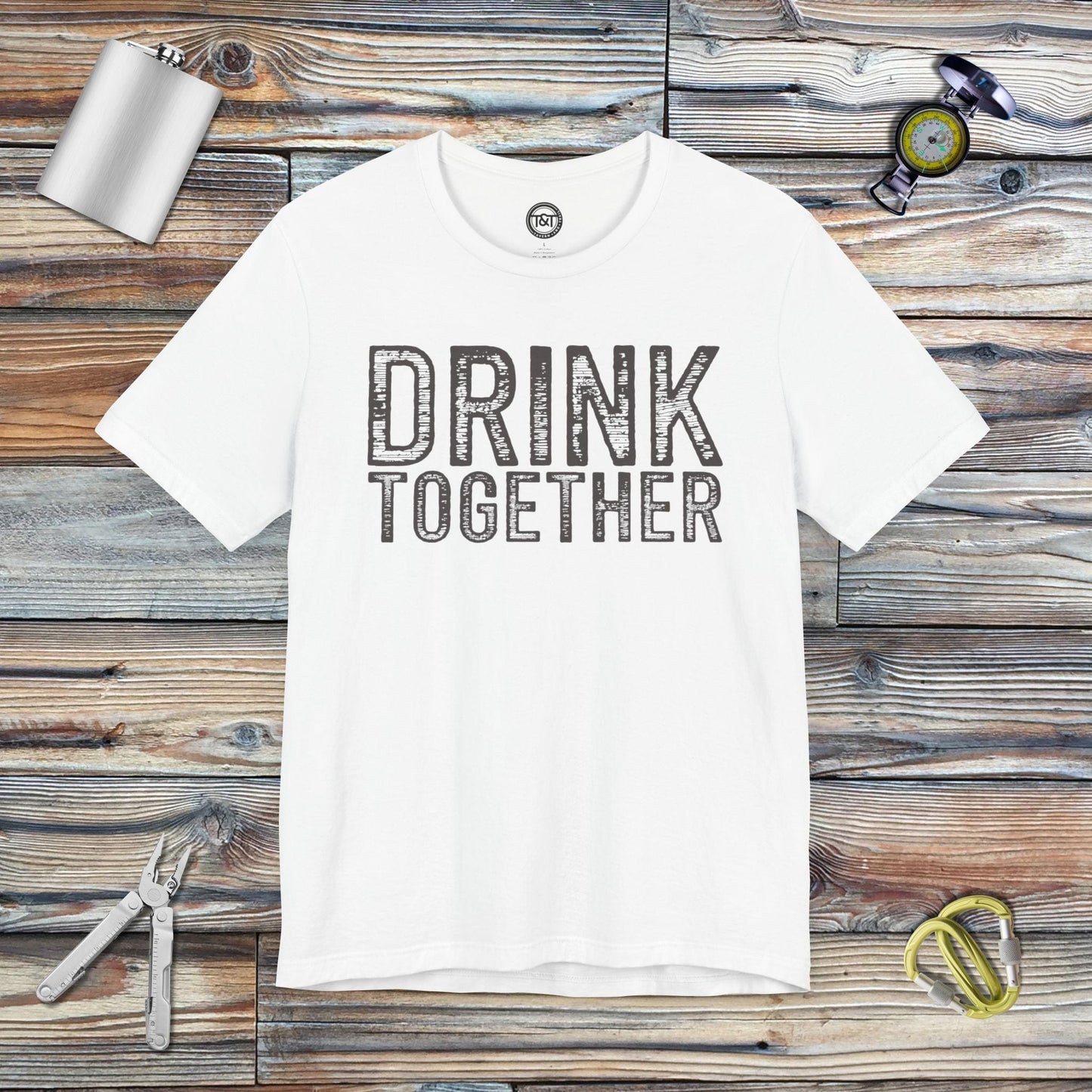 Tavern and Trail T-Shirt Drink Together (Gen 1) T-Shirt White / S