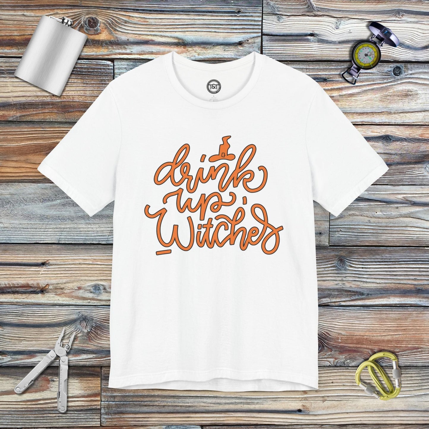 Tavern and Trail T-Shirt Drink Up Witches (Gen 1) T-Shirt White / S