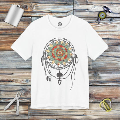 Tavern and Trail T-Shirt Mandala Dream Catcher (Gen 1) T-Shirt White / S