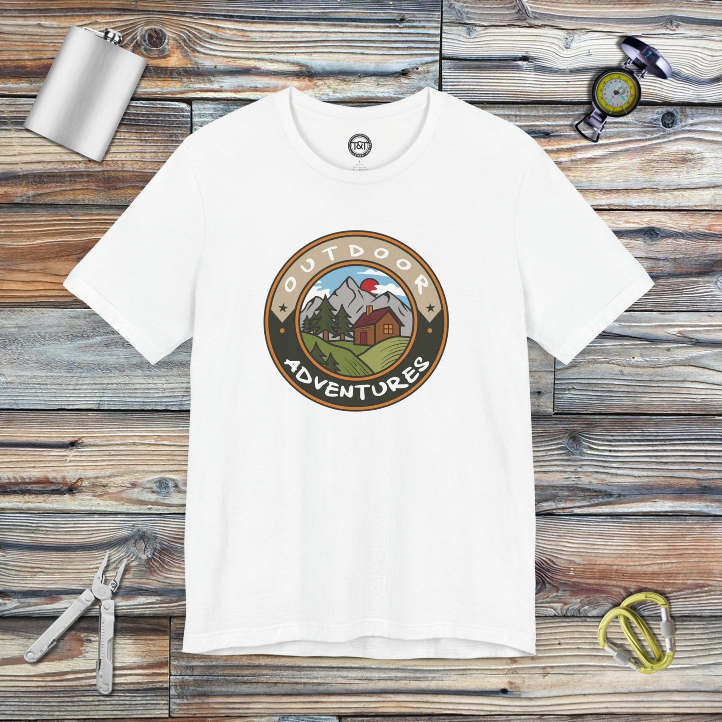 Tavern and Trail T-Shirt Outdoor Adventures T-Shirt White / S