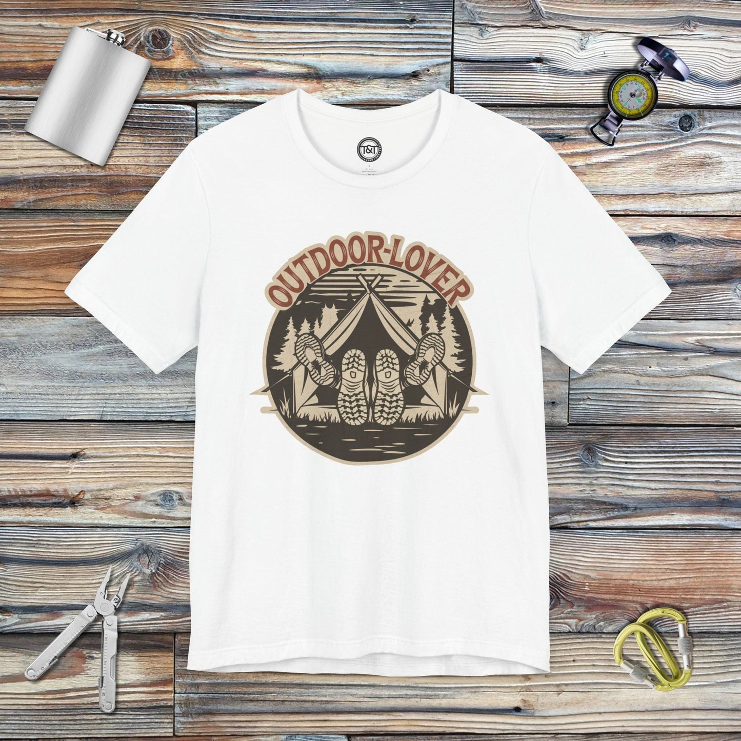 Tavern and Trail T-Shirt Outdoor-Lover T-Shirt White / S