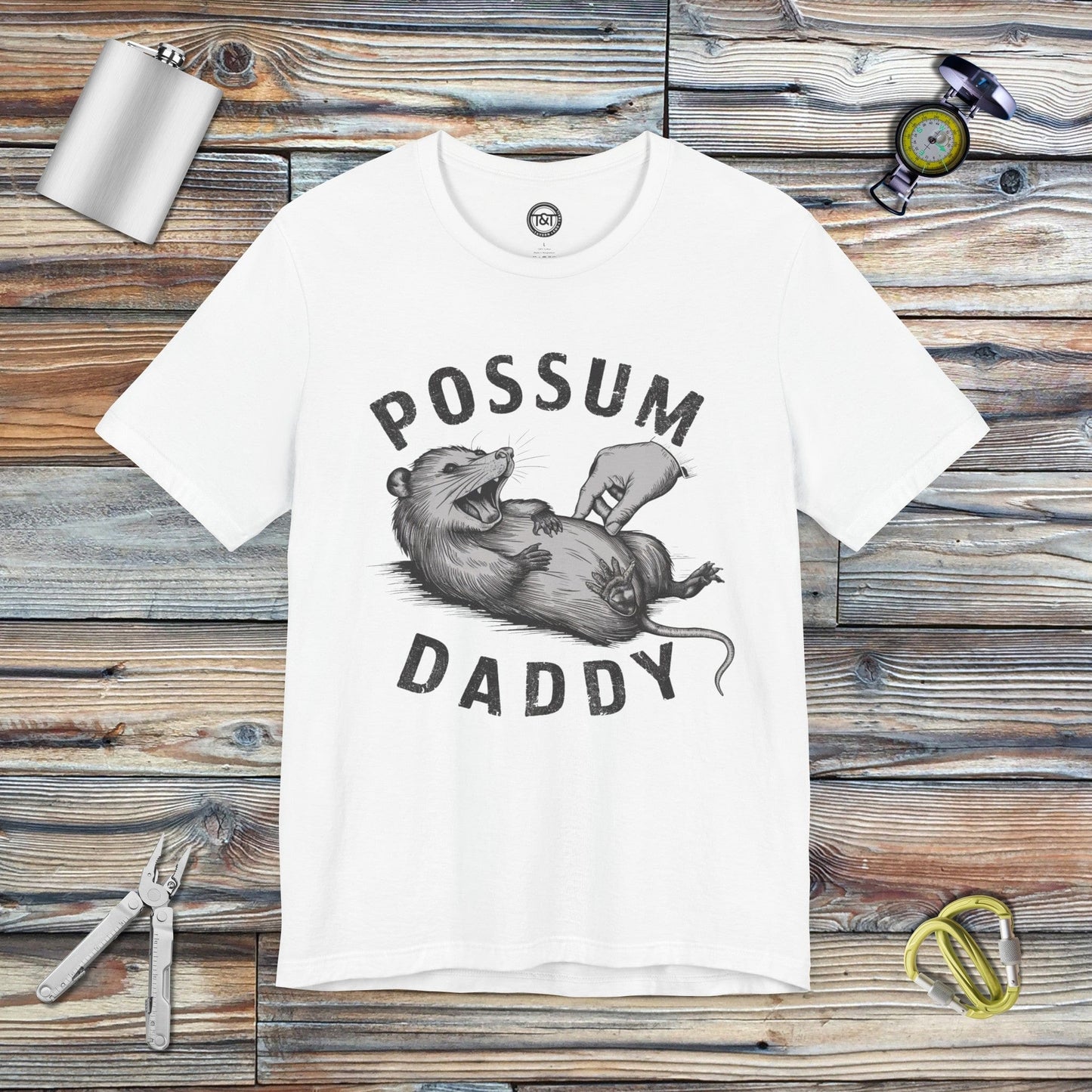 Tavern and Trail T-Shirt Possum Daddy T-Shirt White / S