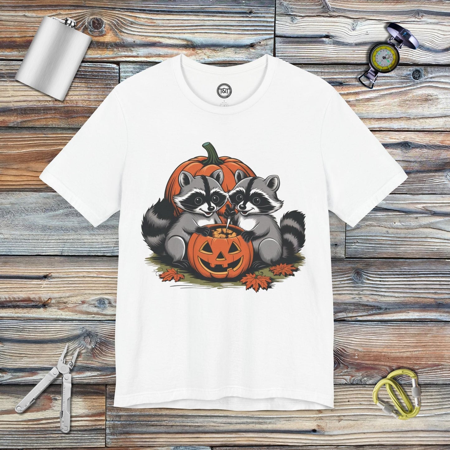 Tavern and Trail T-Shirt Pumpkin Carving T-Shirt White / S