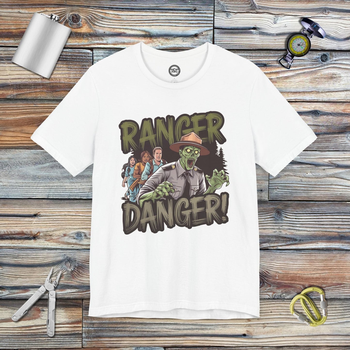 Tavern and Trail T-Shirt Ranger Danger T-Shirt White / S