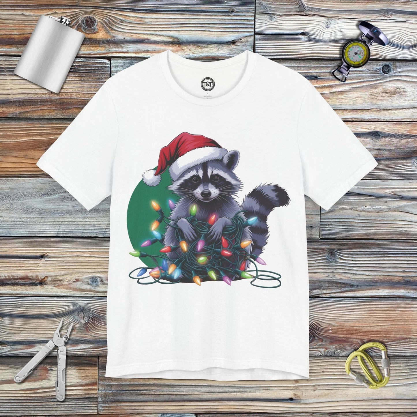 Tavern and Trail T-Shirt Santa Paws T-Shirt White / S