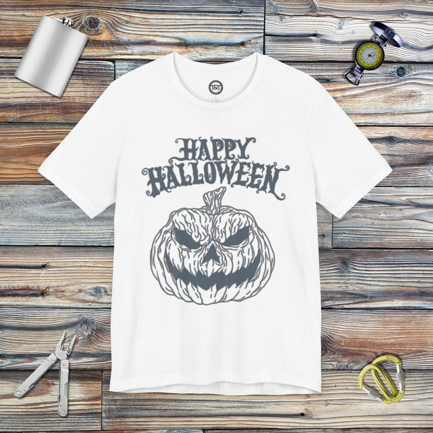 Tavern and Trail T-Shirt Scary Jack T-Shirt White / S