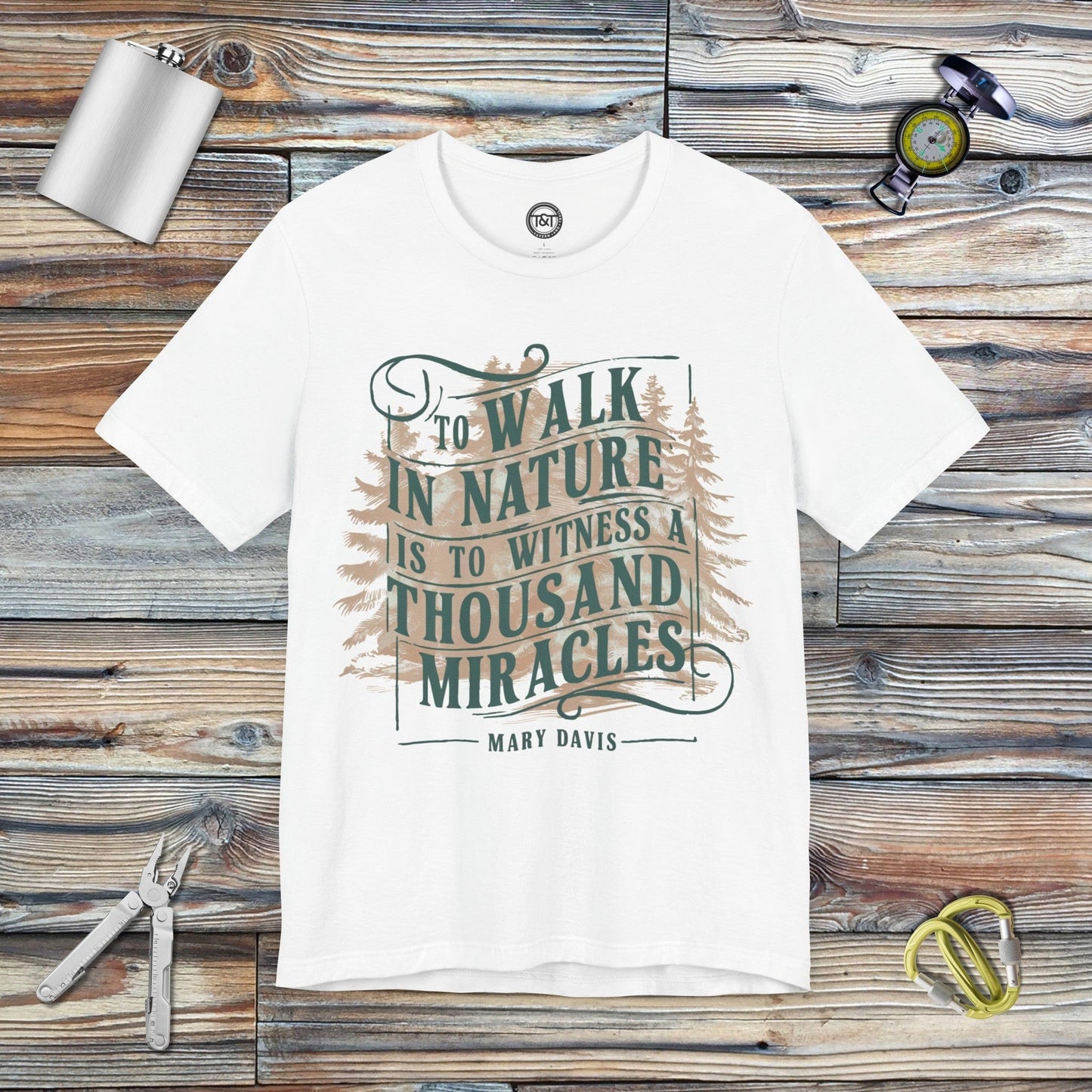 Tavern and Trail T-Shirt Thousand Miracles T-Shirt White / S