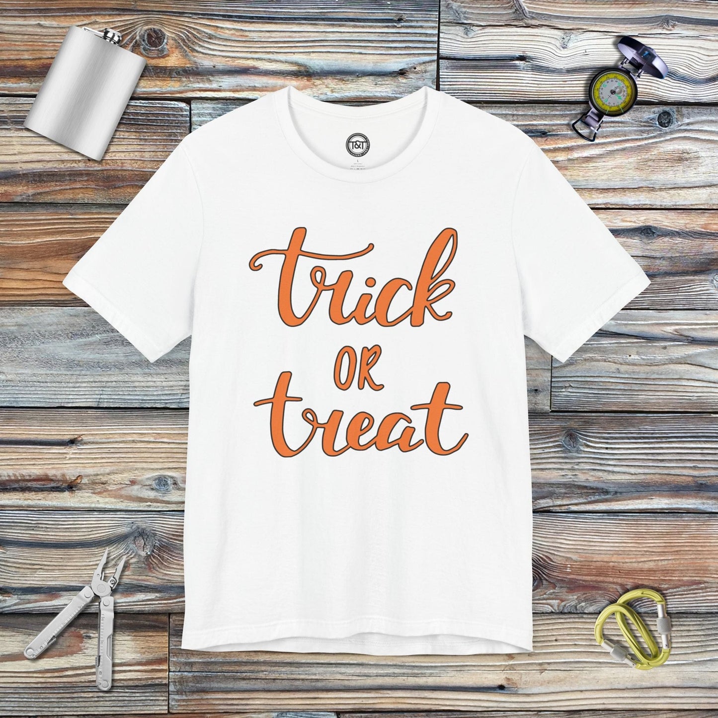 Tavern and Trail T-Shirt Trick or Treat (Gen 1) T-Shirt White / S