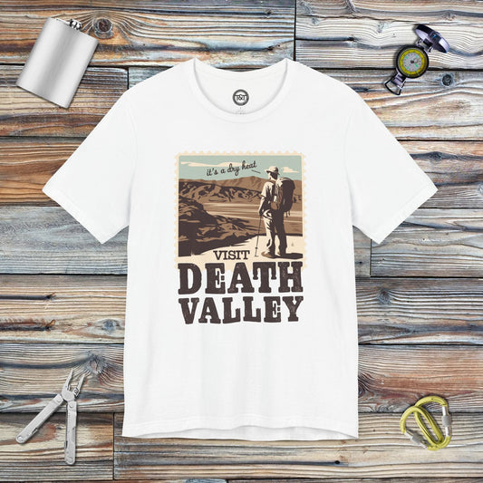 Tavern and Trail T-Shirt Visit Death Valley T-Shirt White / S