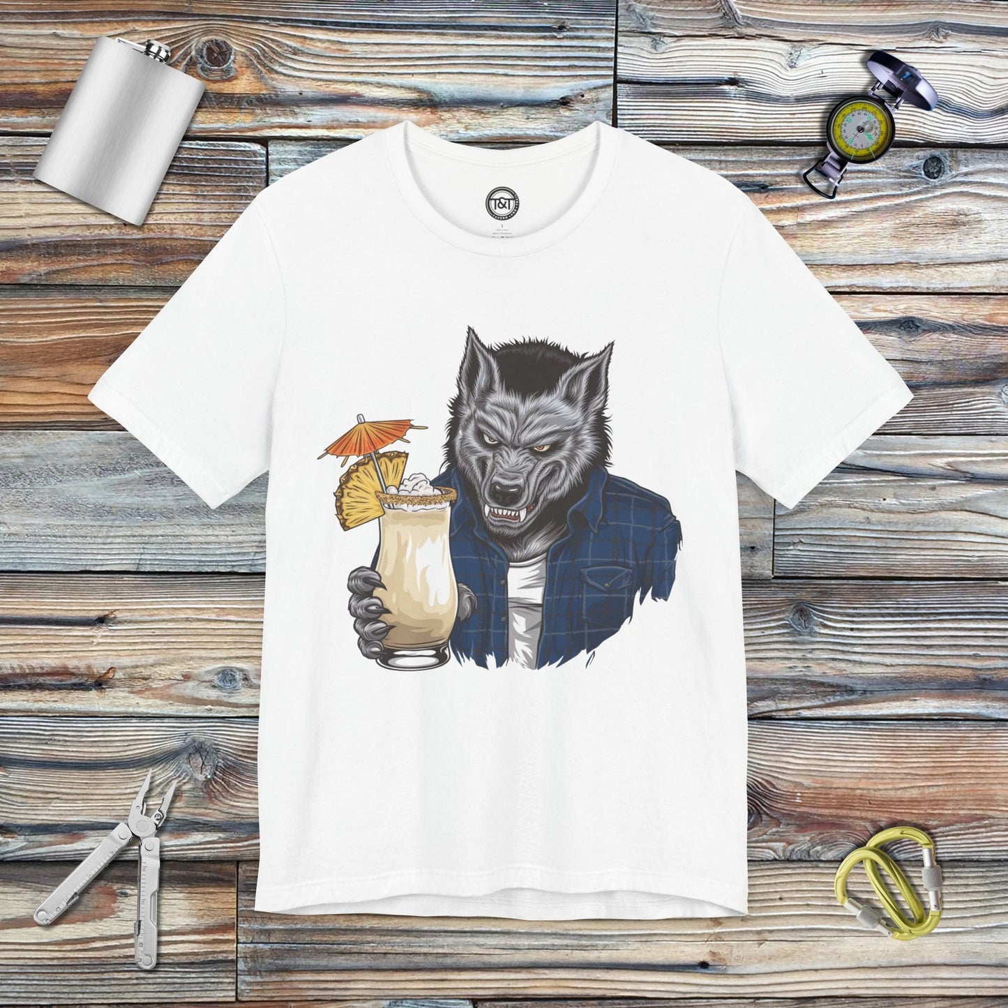 Tavern and Trail T-Shirt Werewolf of London T-Shirt White / S