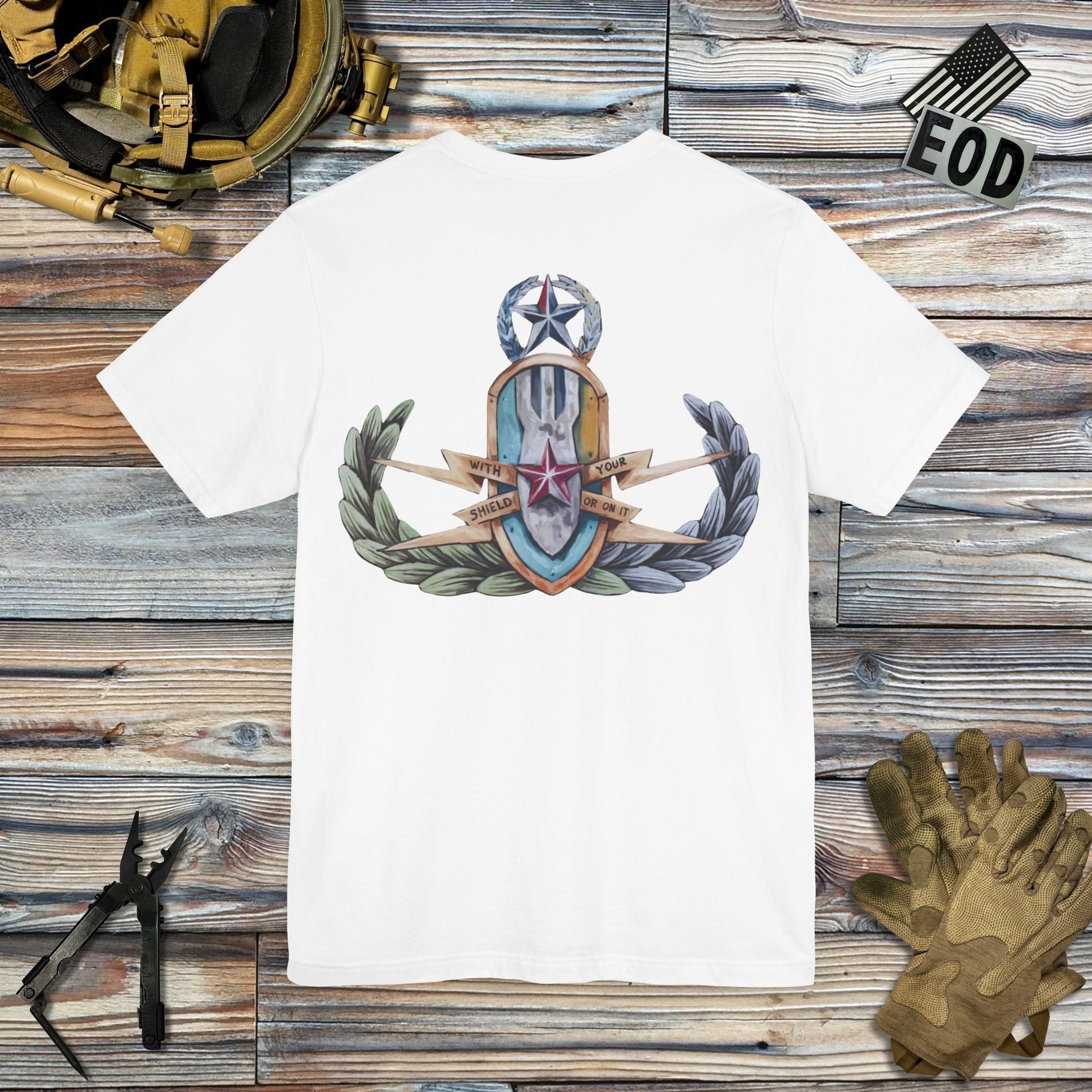 Tavern and Trail T-Shirt With Your Shield (Backprint) T-Shirt