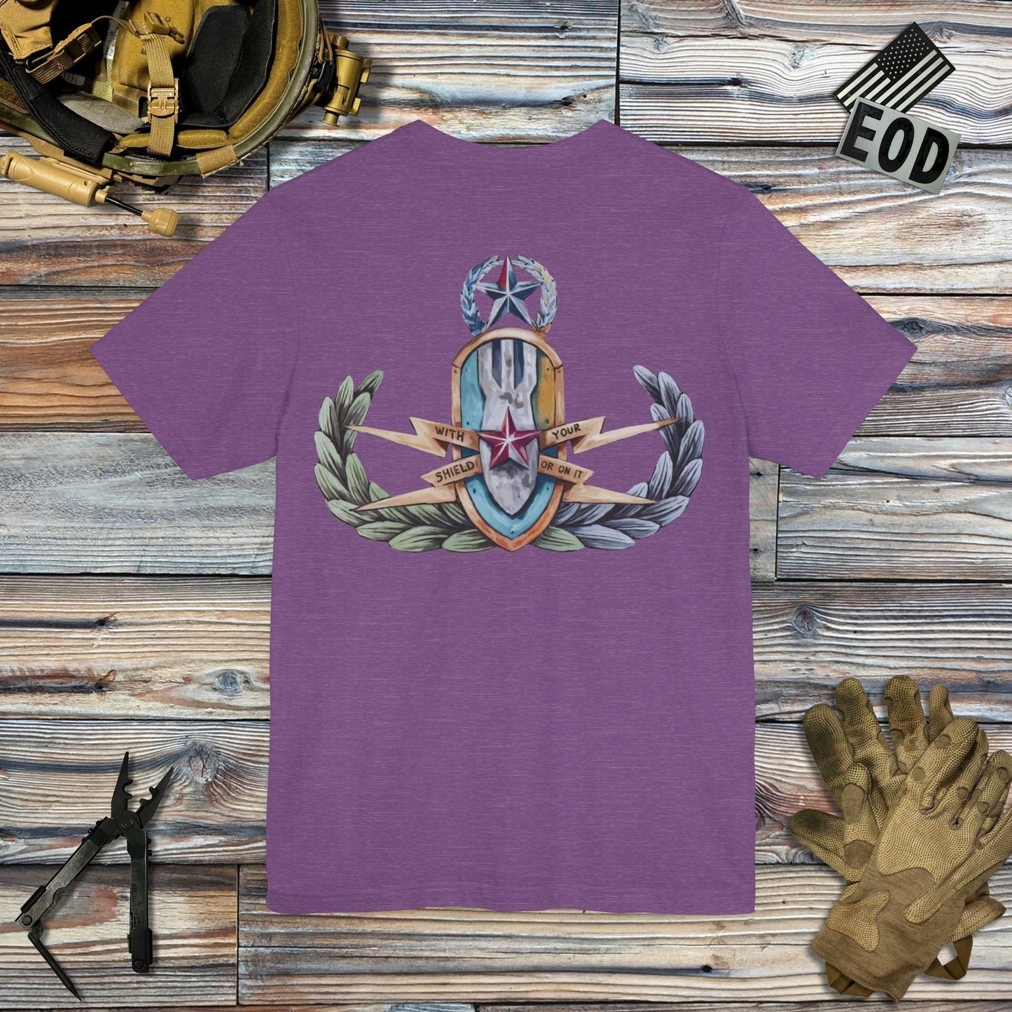 Tavern and Trail T-Shirt With Your Shield (Backprint) T-Shirt