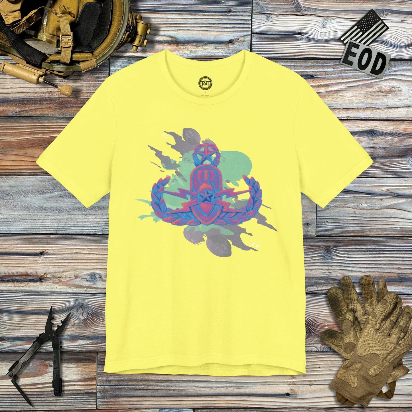 Tavern and Trail T-Shirt Wylde Style Crab T-Shirt Yellow / S